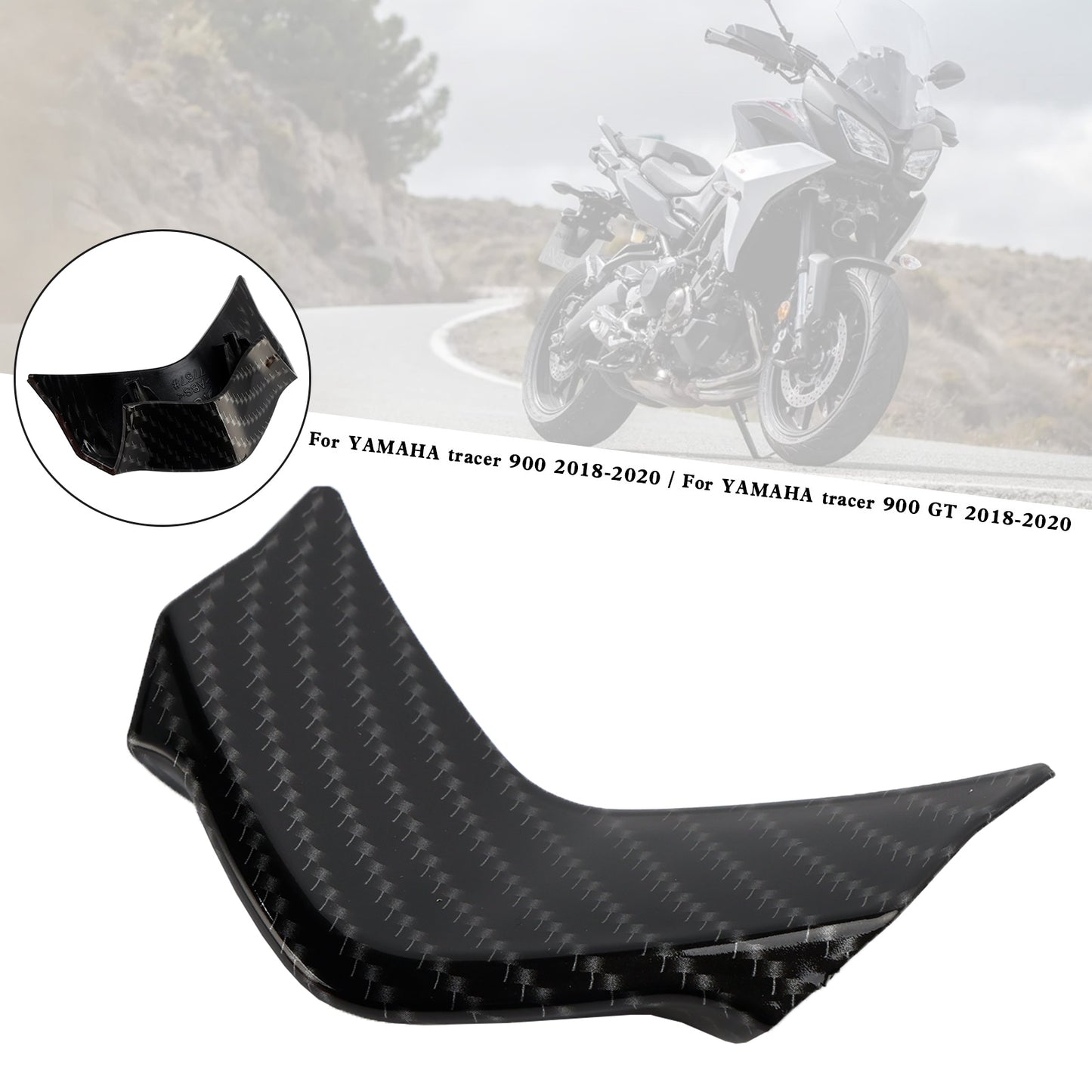 Carena sotto pannello anteriore in carbonio Yamaha Tracer 900 / GT 2018-2020