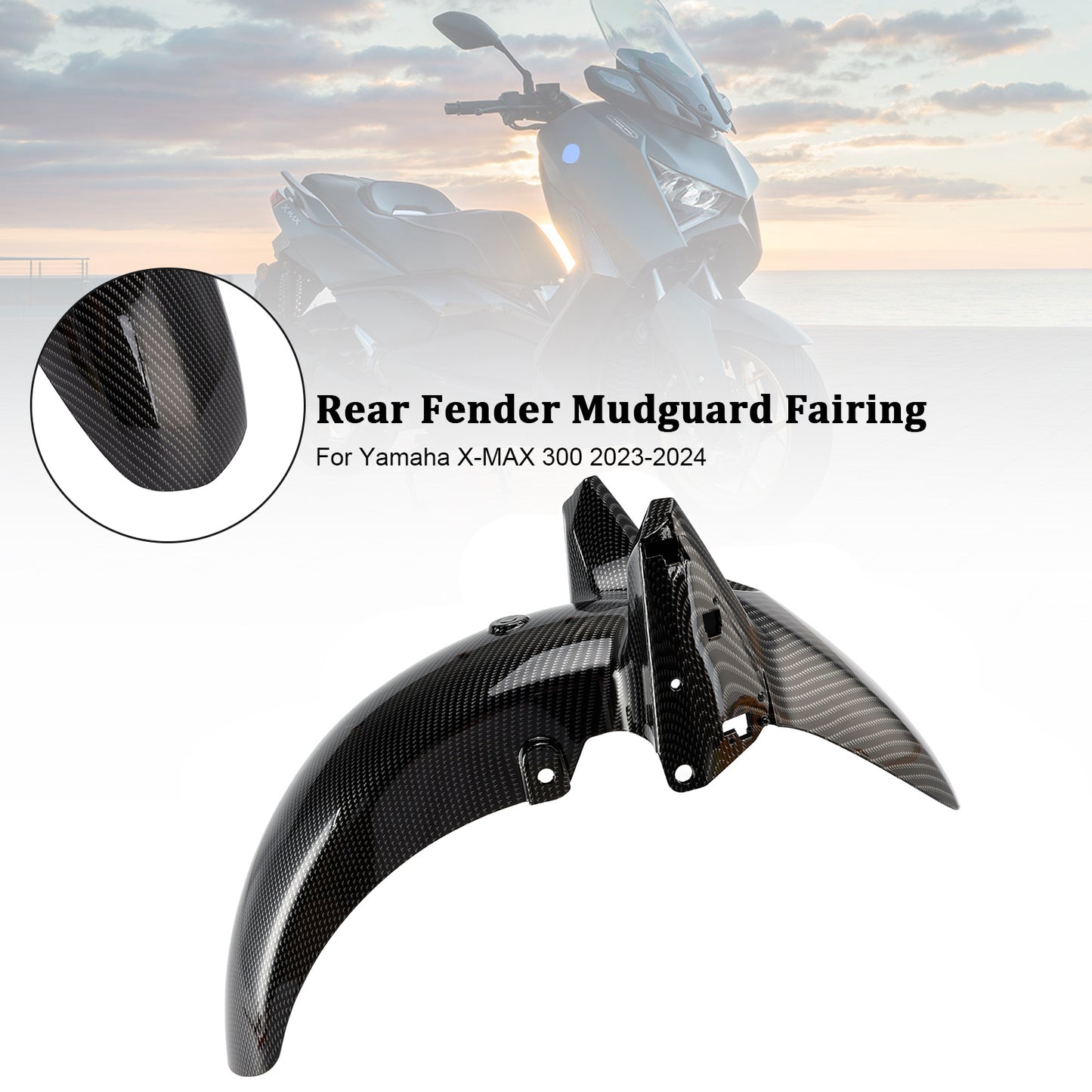 Parafango anteriore Yamaha X-MAX 300 2023-2024, carenatura