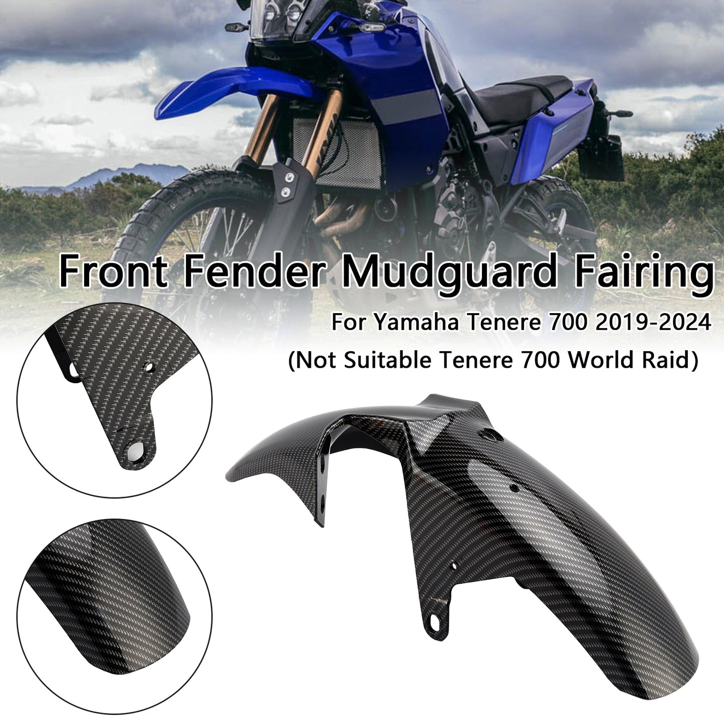 Carenatura parafango parafango anteriore Yamaha Tenere 700 2019-2024