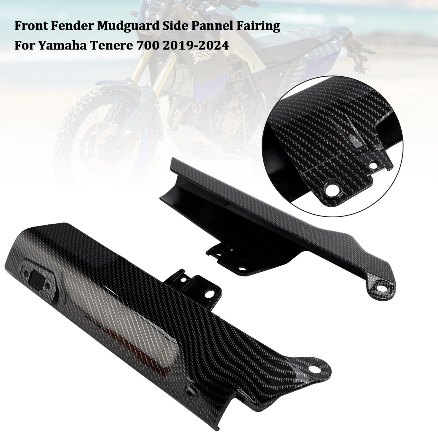 Protezione pannello laterale parafango anteriore Yamaha Tenere 700 2019-2024
