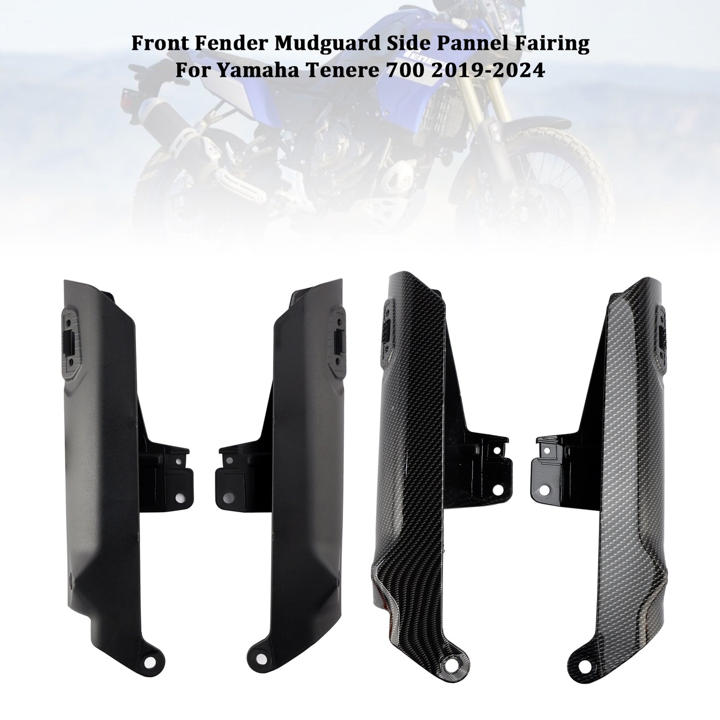 Protezione pannello laterale parafango anteriore Yamaha Tenere 700 2019-2024