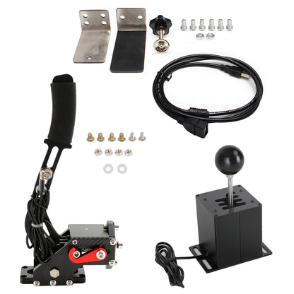 Freno a mano USB con morsetto e cambio ad H per volante Logitech G29 Sim Racing