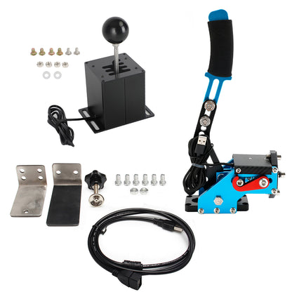 Freno a mano USB con morsetto e cambio ad H per volante Logitech G29 Sim Racing