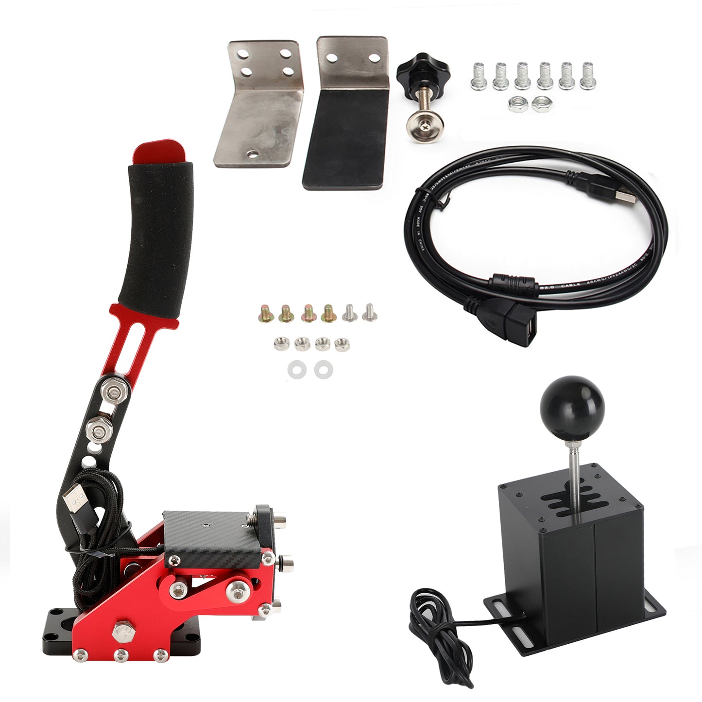 Freno a mano USB con morsetto e cambio ad H per volante Logitech G29 Sim Racing