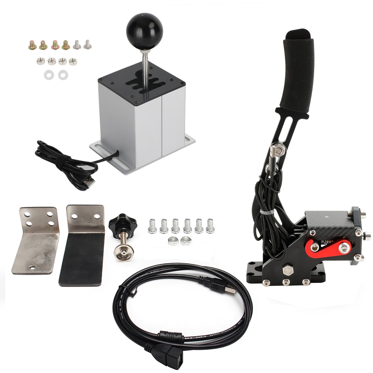 Freno a mano USB con morsetto e cambio ad H per volante Logitech G29 Sim Racing