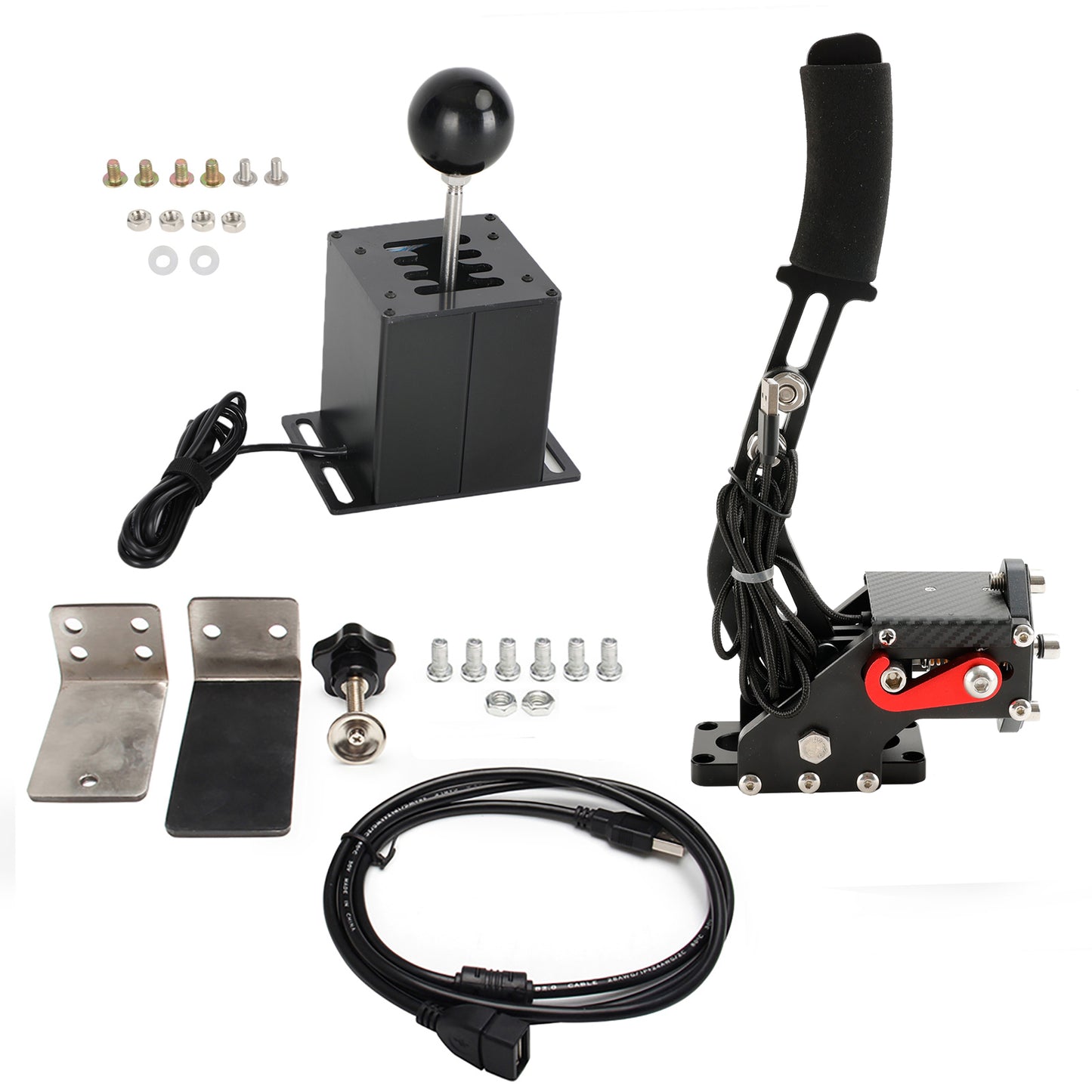 Freno a mano USB con morsetto e cambio ad H per volante Logitech G29 Sim Racing