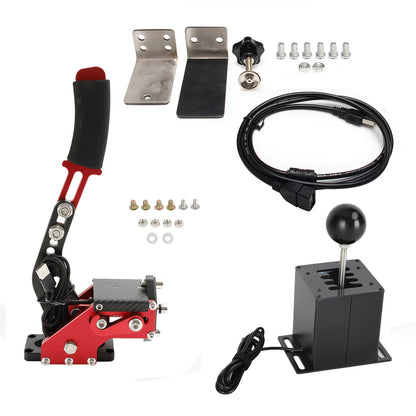 Freno a mano USB con morsetto e cambio ad H per volante Logitech G29 Sim Racing