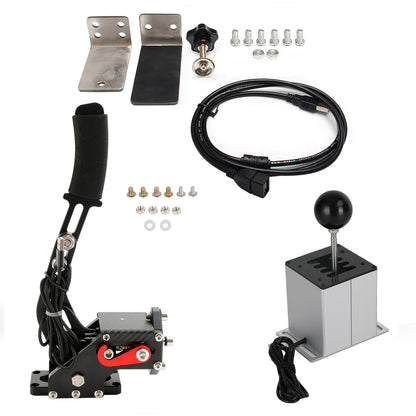 Freno a mano USB con morsetto e cambio ad H per volante Logitech G29 Sim Racing