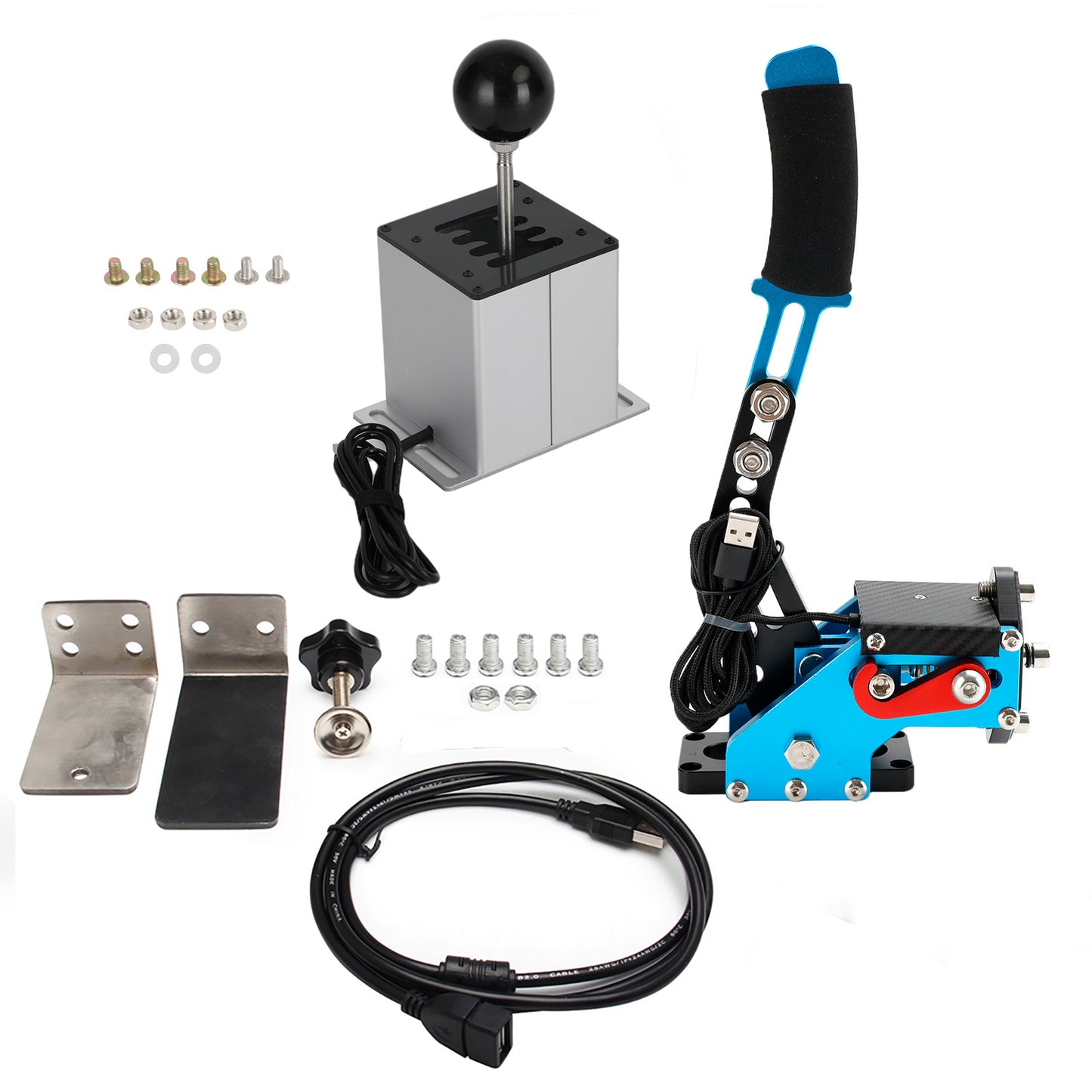 Freno a mano USB con morsetto e cambio ad H per volante Logitech G29 Sim Racing