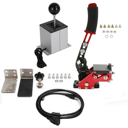 Freno a mano USB con morsetto e cambio ad H per volante Logitech G29 Sim Racing