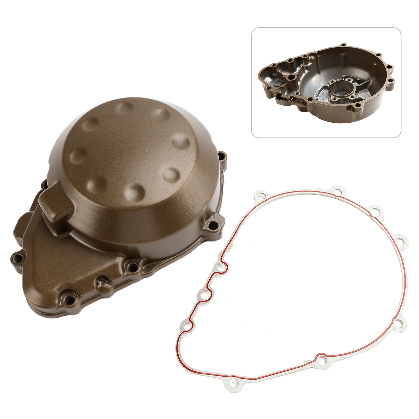 Coperchio motore statore sinistro carter adatto per Kawasaki Z750 Z1000 2003-2006 generico