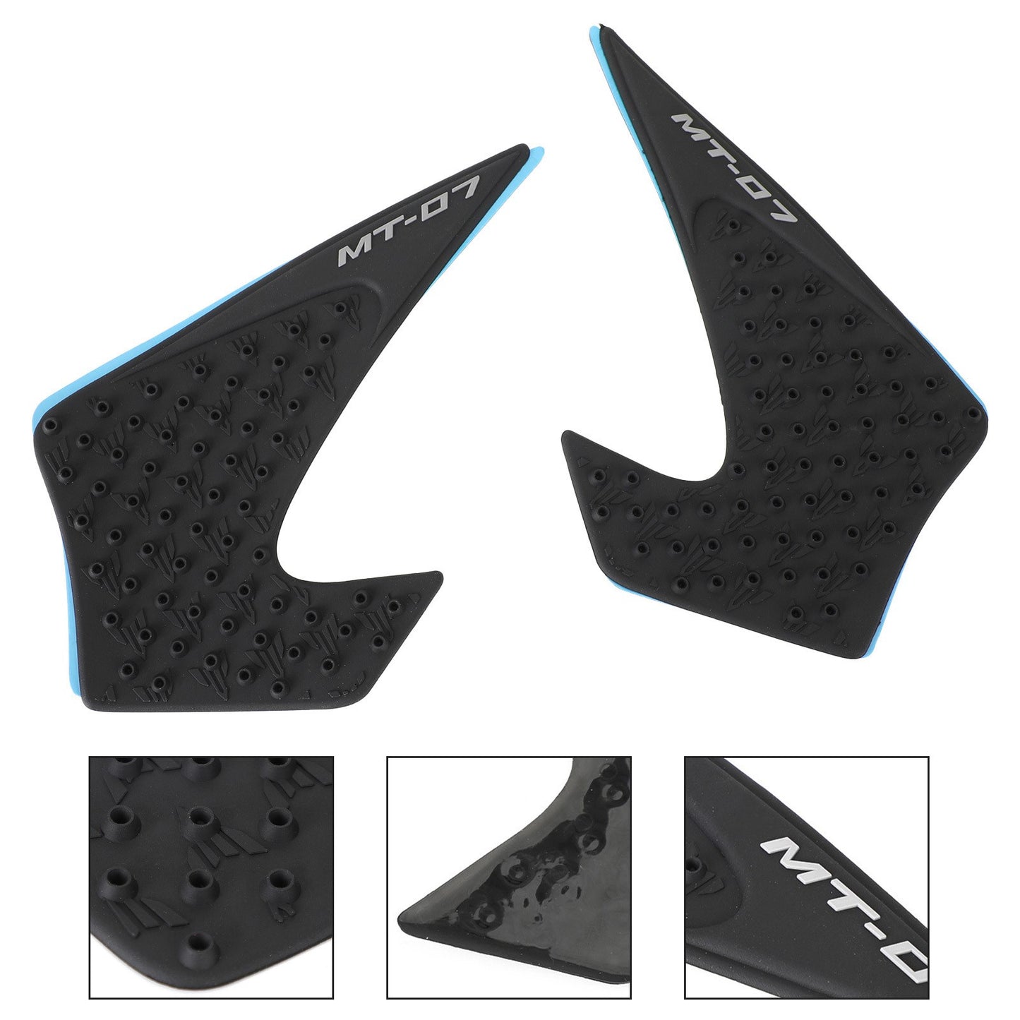 Tank Traction Pads Protezioni Ginocchiere Gas Laterali per Yamaha MT-07 MT07 2013-2016 Generico
