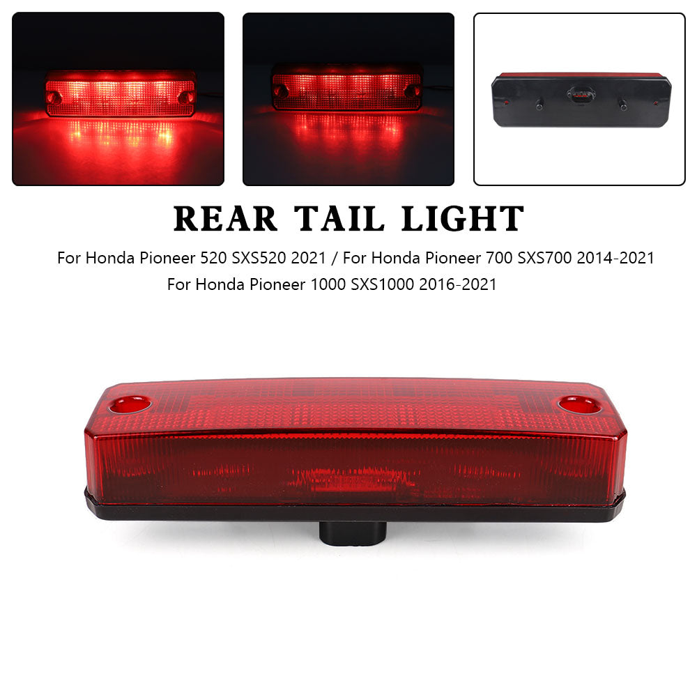33700-HL3-A01 Gruppo fanale posteriore per Honda Pioneer 520 700 1000 2014-2021 Rosso