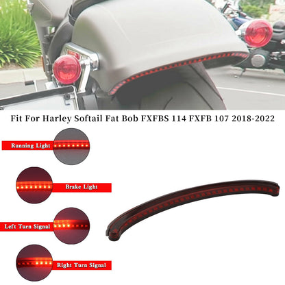 Softail 2018-2022 Fanale posteriore parafango posteriore Lampada freno indicatore di direzione