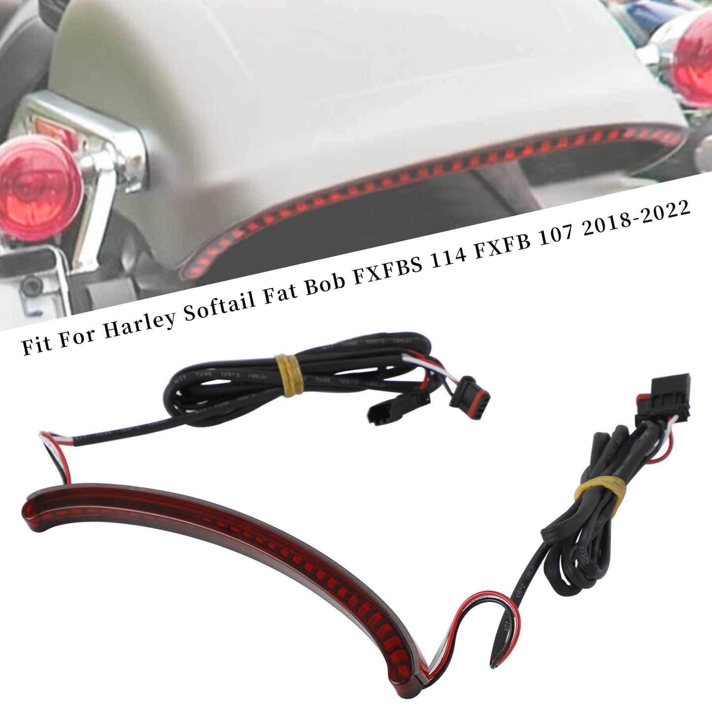 Softail 2018-2022 Fanale posteriore parafango posteriore Lampada freno indicatore di direzione