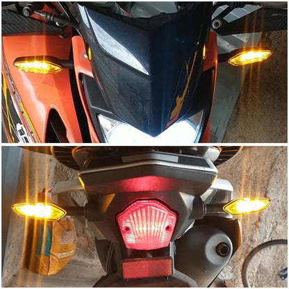 Indicatori di direzione a LED Indicatori di direzione per Yamaha FZ1 N FZ8 FZ6 FZ-6R TDM900 XJ6