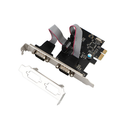PCIE a RS232 Dual Serial WCH382 Chip Scheda adattatore PCI-Express Extender