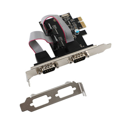 PCIE a RS232 Dual Serial WCH382 Chip Scheda adattatore PCI-Express Extender