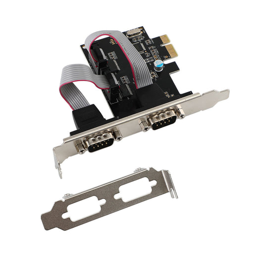 PCIE a RS232 Dual Serial WCH382 Chip Scheda adattatore PCI-Express Extender