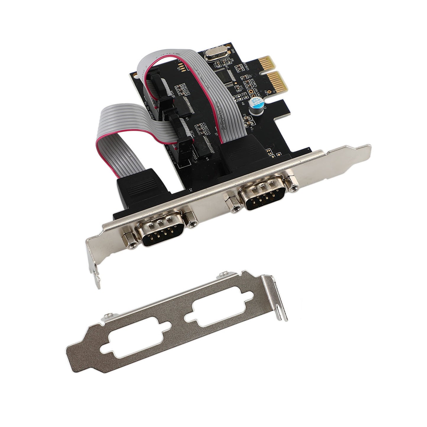 PCIE a RS232 Dual Serial WCH382 Chip Scheda adattatore PCI-Express Extender