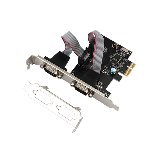 PCIE a RS232 Dual Serial WCH382 Chip Scheda adattatore PCI-Express Extender