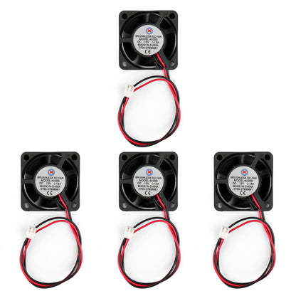 1Pc/4Pcs DC Brushless Raffreddamento PC Ventola per Computer 12V 4020s 40x40x20mm 0.13A 2 Spille Filo