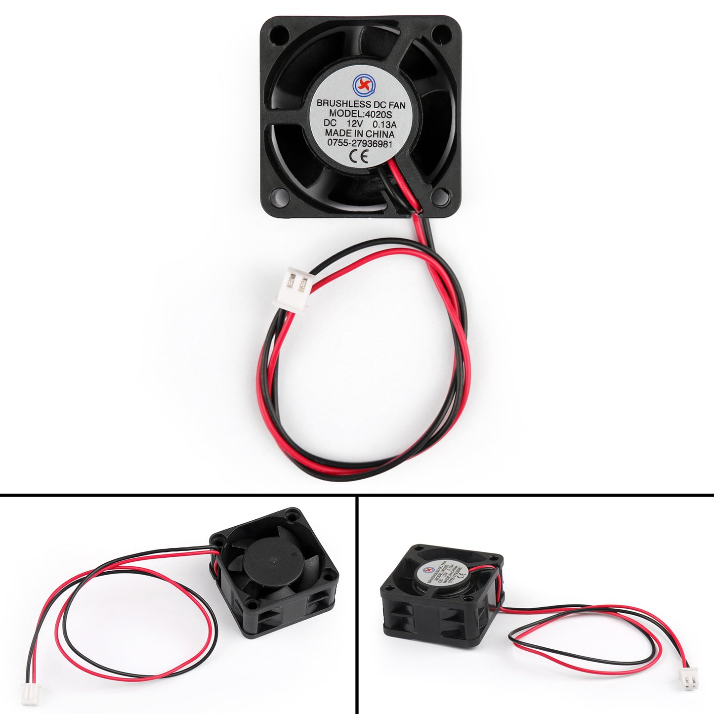 1Pc/4Pcs DC Brushless Raffreddamento PC Ventola per Computer 12V 4020s 40x40x20mm 0.13A 2 Spille Filo