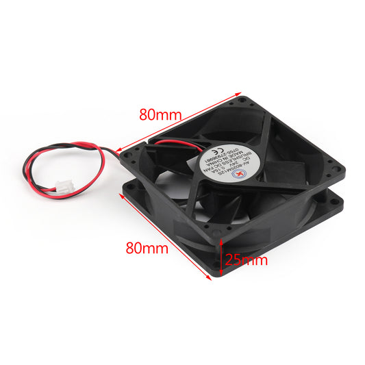 1Pc/4Pcs DC Brushless Raffreddamento PC Ventola Del Computer 24V 8025s 80x80x25mm 0.2A 2 Spille Filo