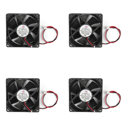 1Pc/4Pcs DC Brushless Raffreddamento PC Ventola Del Computer 24V 8025s 80x80x25mm 0.2A 2 Spille Filo