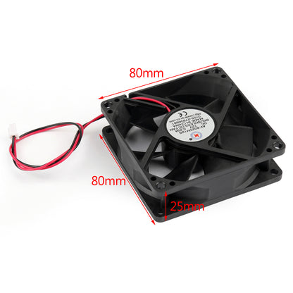 1Pc/4Pcs DC Brushless Raffreddamento PC Ventola Del Computer 12V 8025s 80x80x25mm 0.2A 2 Spille Filo