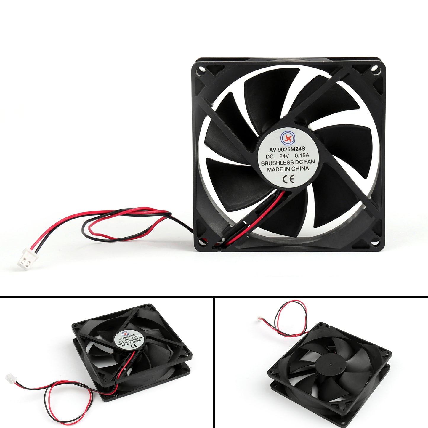 1pc/4Pcs DC Brushless Raffreddamento PC Ventola Del Computer 24V 9025s 90x90x25mm 0.15A 2 Spille Filo