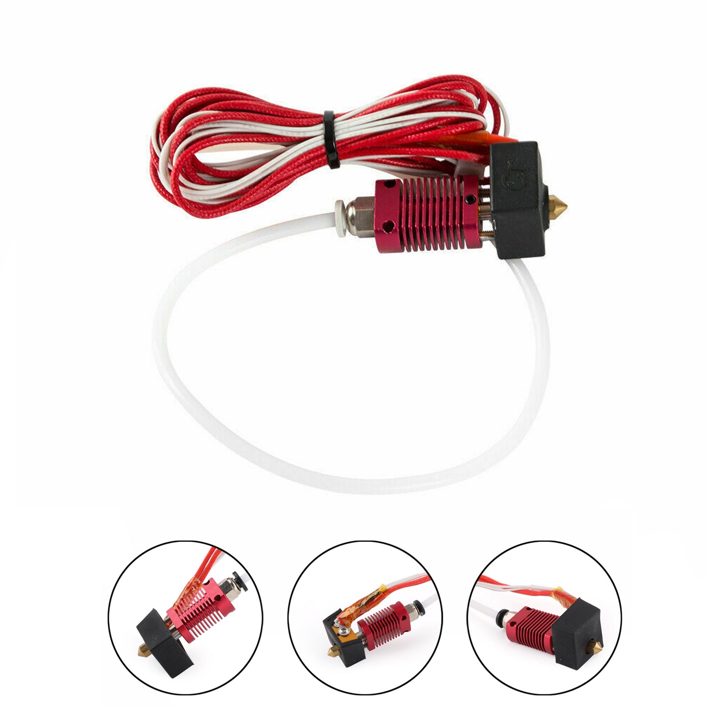 Kit hot end estrusore per aggiornamento stampante 3D 12V adatto per Creality 3D CR-10 CR-10S