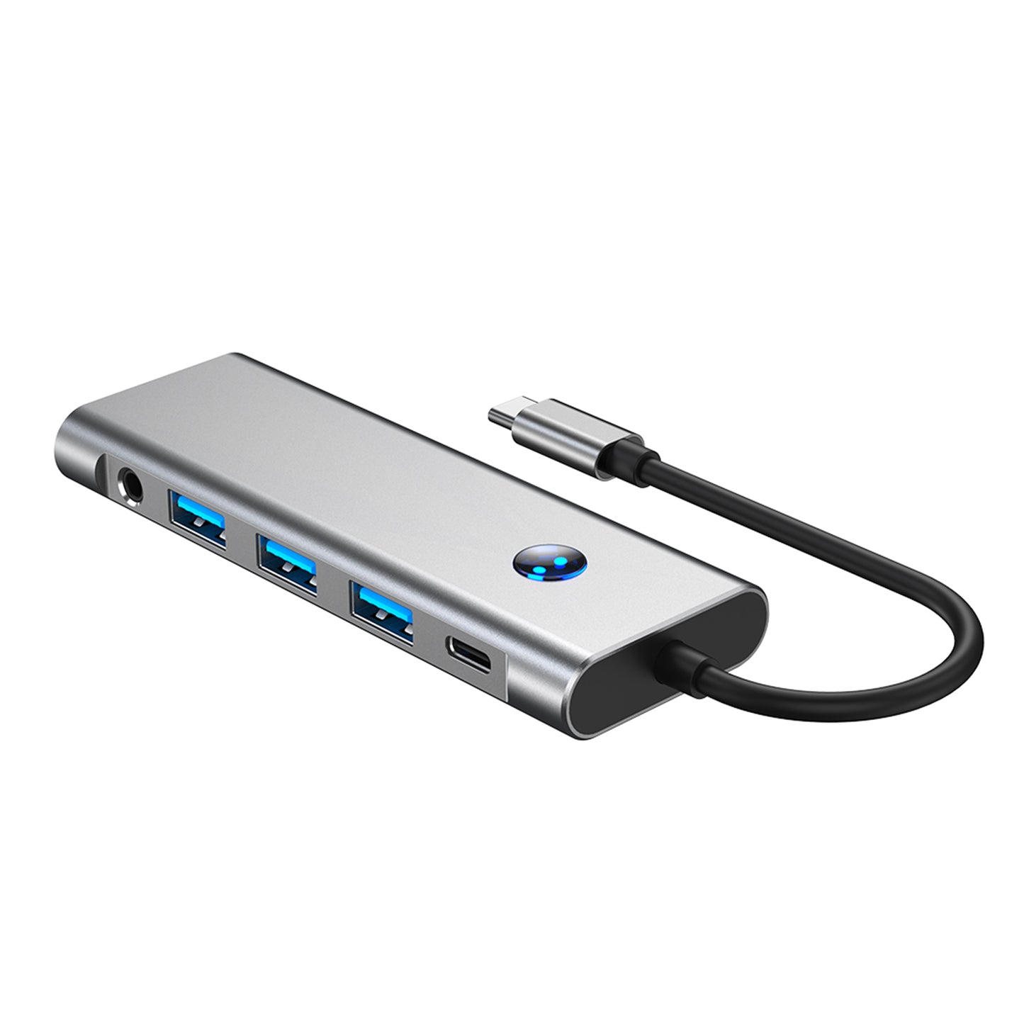 Adattatore hub interfaccia dati audio 9 in 1 TYPE-C+USB3.0 USB2.0 HDMI SD/TF PD100W