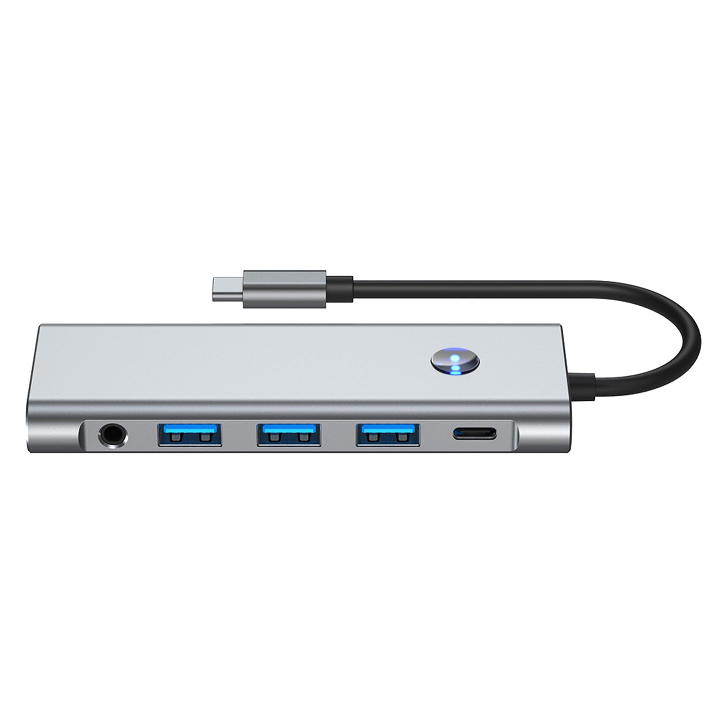 Adattatore hub interfaccia dati audio 9 in 1 TYPE-C+USB3.0 USB2.0 HDMI SD/TF PD100W