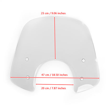 Cupolino Parabrezza adatto per Vespa LX50 LX125 LX150 GT200 GTS250ie GTS300 Super Generico