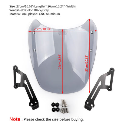 Parabrezza Parabrezza Protezione antivento per Ducati Scrambler 15-2018 Generico
