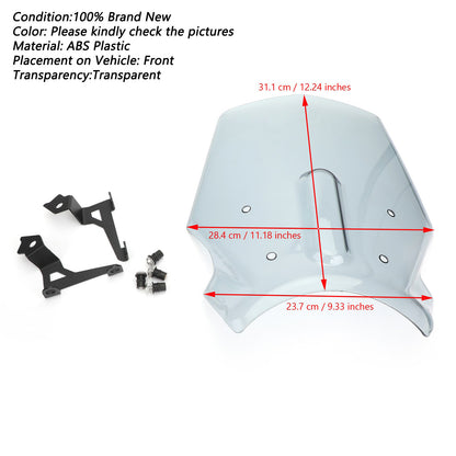 Parabrezza parabrezza moto in plastica ABS per Honda CB1000R 18-20/CB650R 18-23 generico