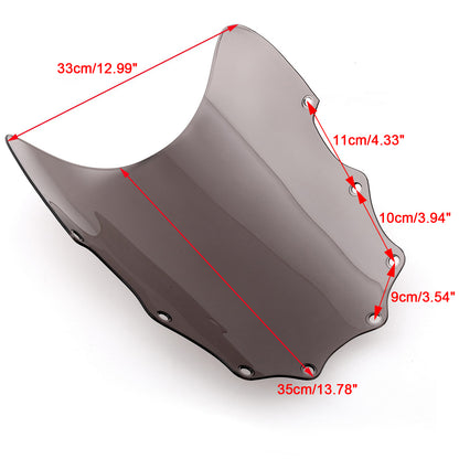 1987-2009 Kawasaki EX500 Ninja 500R ABS Moto Parabrezza Parabrezza Fumo