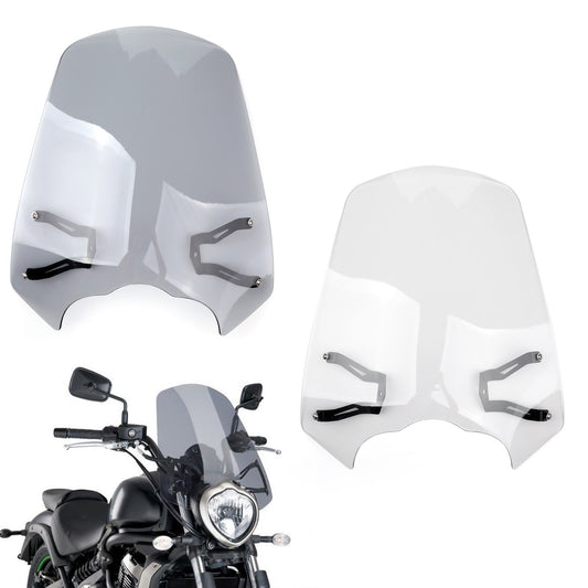 Schermo parabrezza parabrezza con staffa per 2015-2024 Kawasaki Vulcan S EN 650 generico