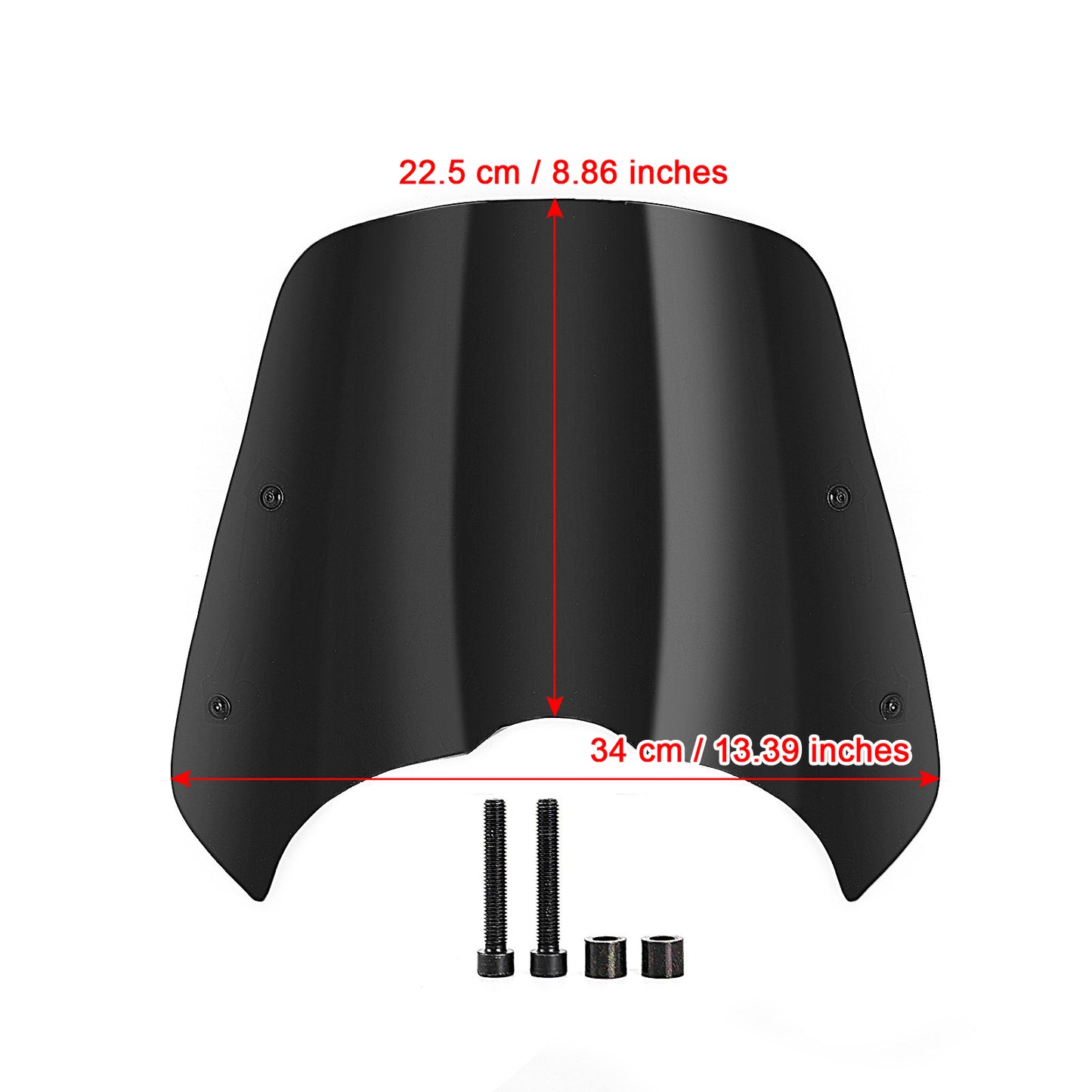 Parabrezza Parabrezza Protector per Kawasaki Vulcan S650 VN650 2015-2022 Generico