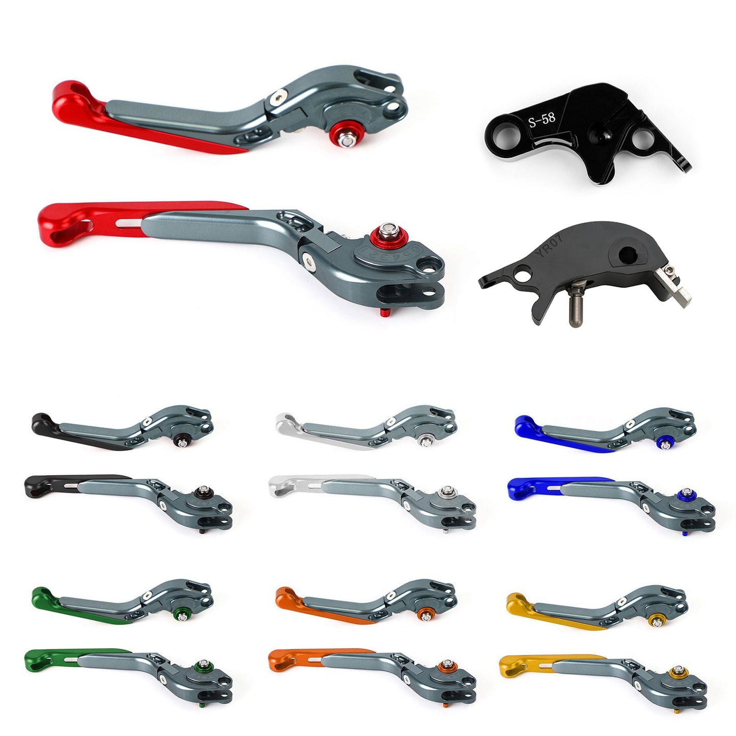 Leva freno frizione regolabile YAMAHA YZF R7 MT-10/SP FZ-10/SP 2022-2023