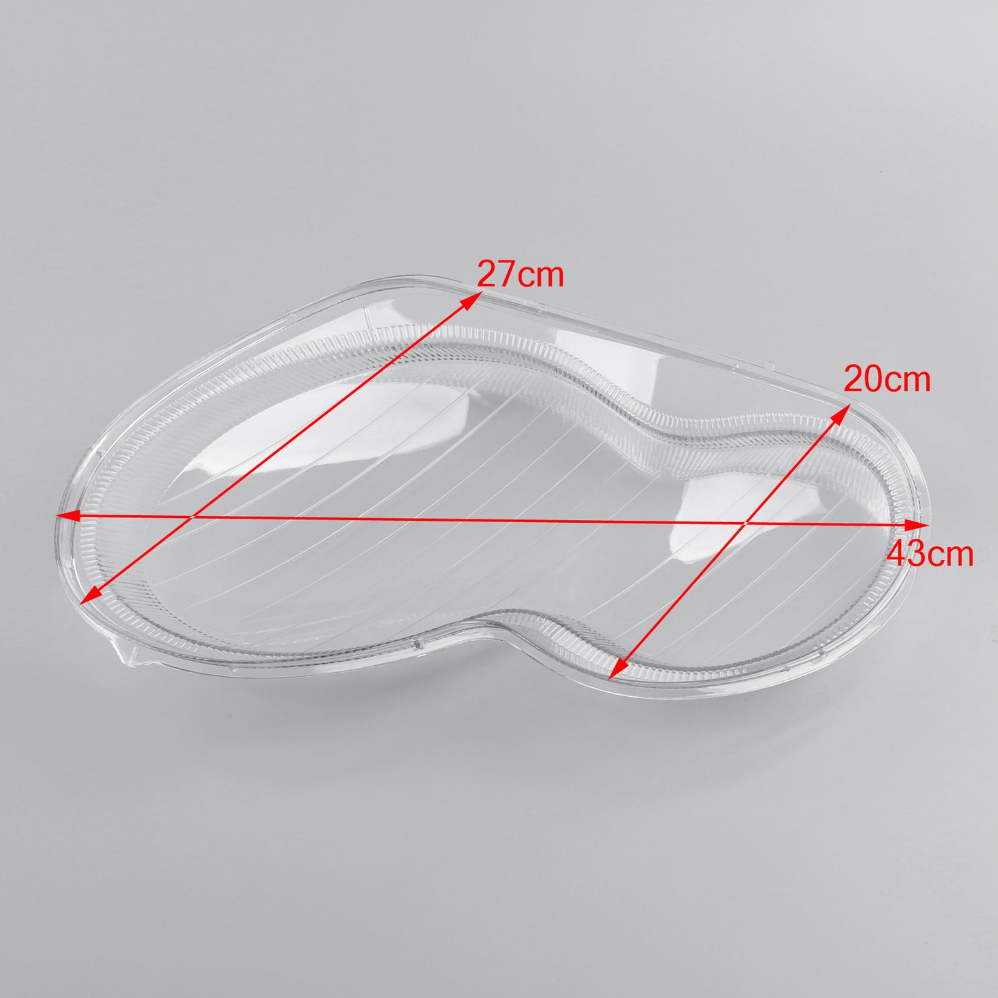 Headlight Lens Shell Plastic Cover Right For 2001-2007 Benz W203 C-Class 4 Door