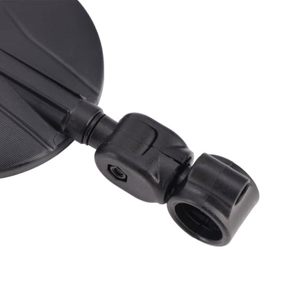 Specchietti retrovisori neri regolabili e pieghevoli per manubrio Enduro da 22-24 mm