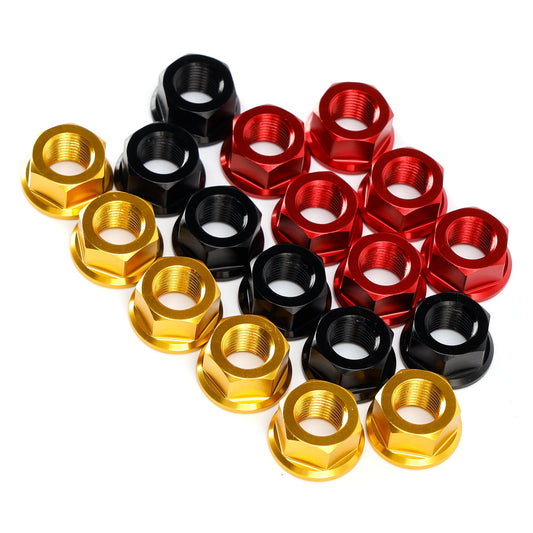 6x Dadi per corona posteriore M10 x 1mm per Ducati Panigale V2 V4 V4S 1199 1299 12-24