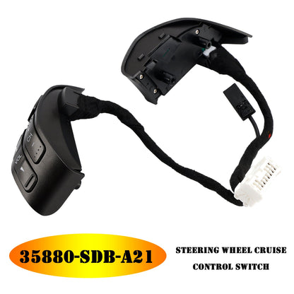 Interruttore di controllo della velocità di crociera al volante 35880-SDB-A21 per Honda Accord 2003-2007
