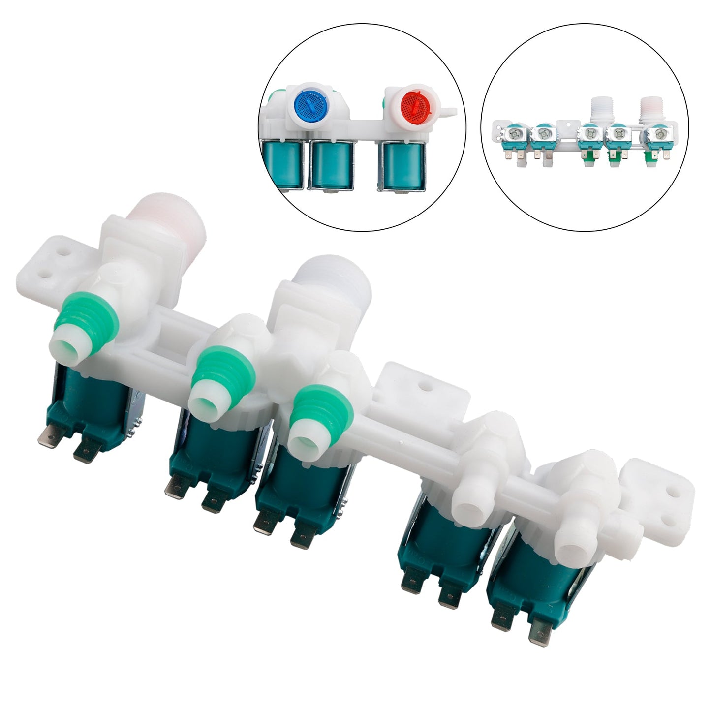 Valvola di ingresso dell'acqua adatta per lavatrice Samsung DC97-15459G