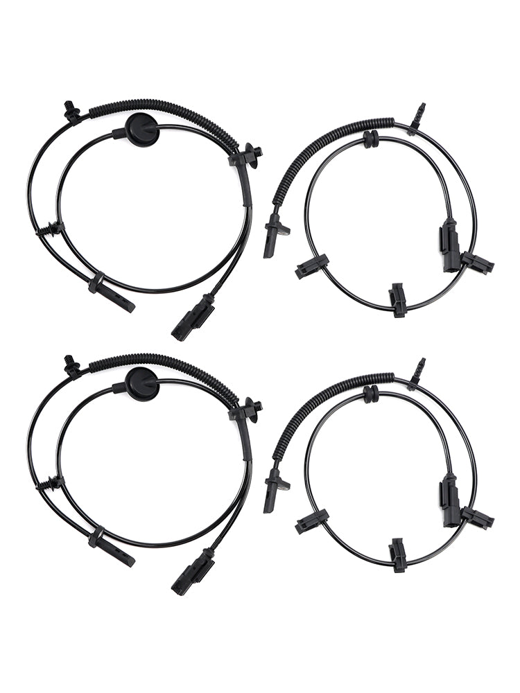 4 sensori di velocità ruota ABS anteriori e posteriori per Chevy Traverse 3.6L 2009-2017