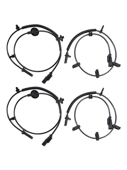4 sensori di velocità ruota ABS anteriori e posteriori per Chevy Traverse 3.6L 2009-2017