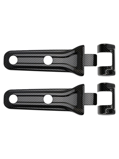 Rivestimento cerniera portellone posteriore in fibra di carbonio per Jeep Wrangler JL 2018-2024
