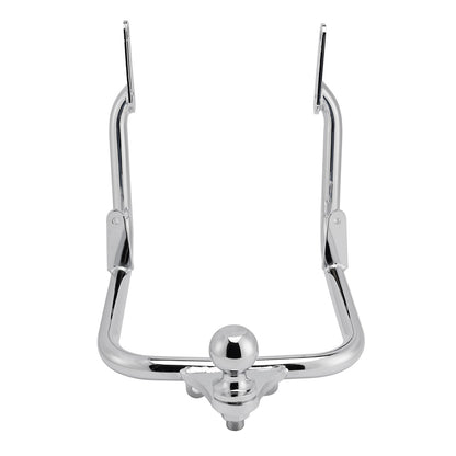 Gancio di traino per rimorchio adatto per Touring Electra Street Glide FLHX 2009-2023 argento